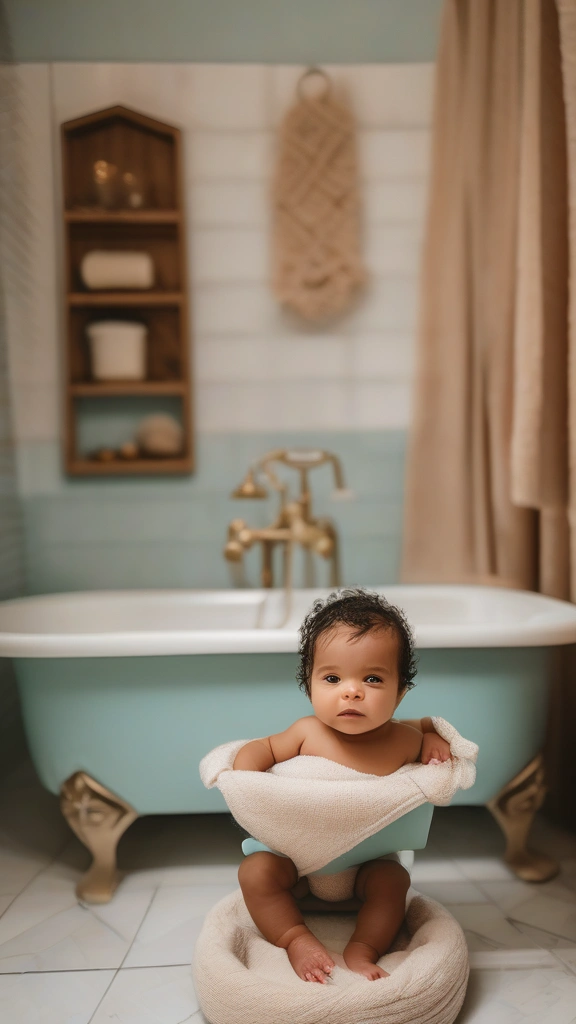 Banho do recém-nascido: passo a passo